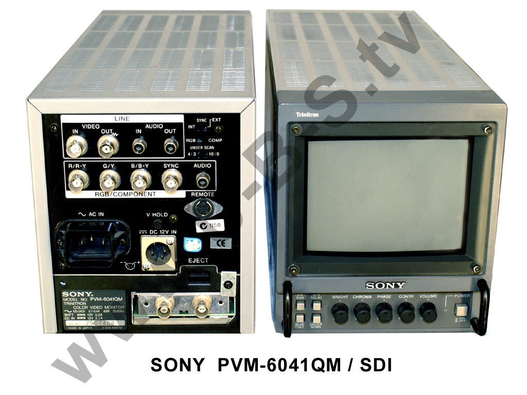 Sony PVM6041QM Professioneller Studiomonitor 6" m. SDI eBay